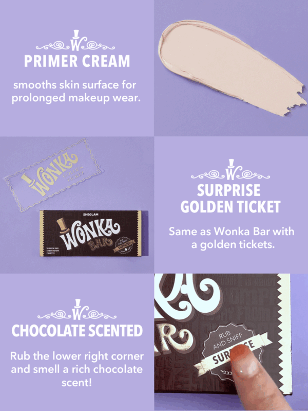 Wonka Bar Eyeshadow Palette
