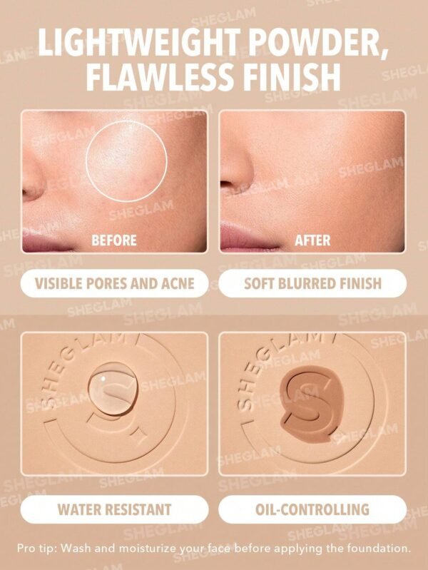 Skin-Focus High Coverage Powder Foundation