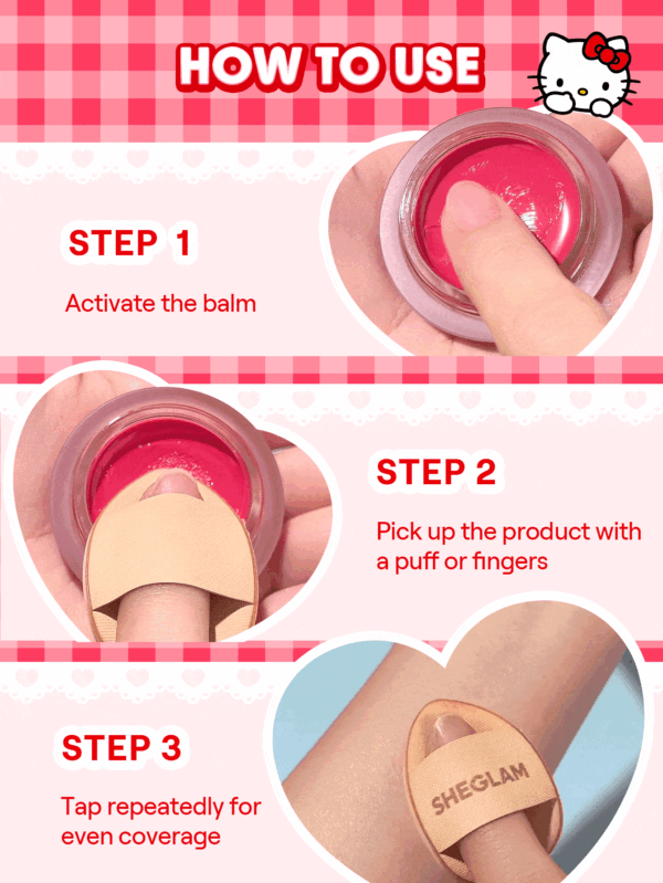 Hello Kitty｜SHEGLAM True Love Dewy Multi-Use Balm