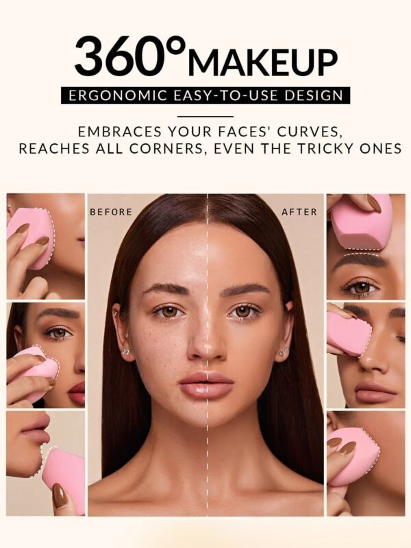 Multi-Faceted Makeup Sponge