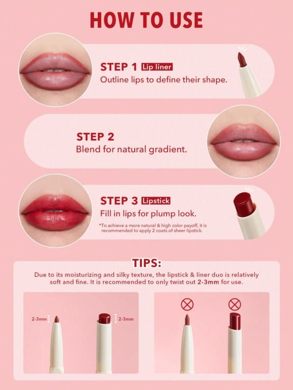 Glam 101 Sheer Tinted Lipstick & Liner Duo