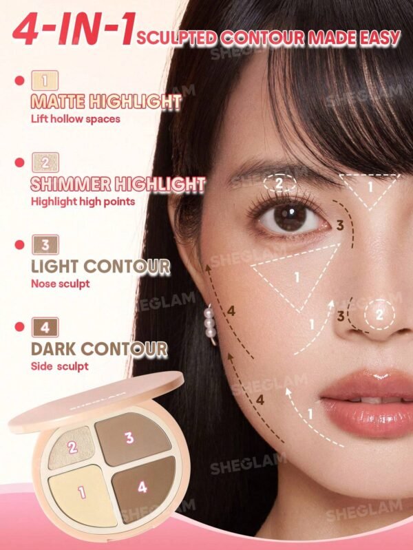 Hypersculpt Highlight & Contour Palette