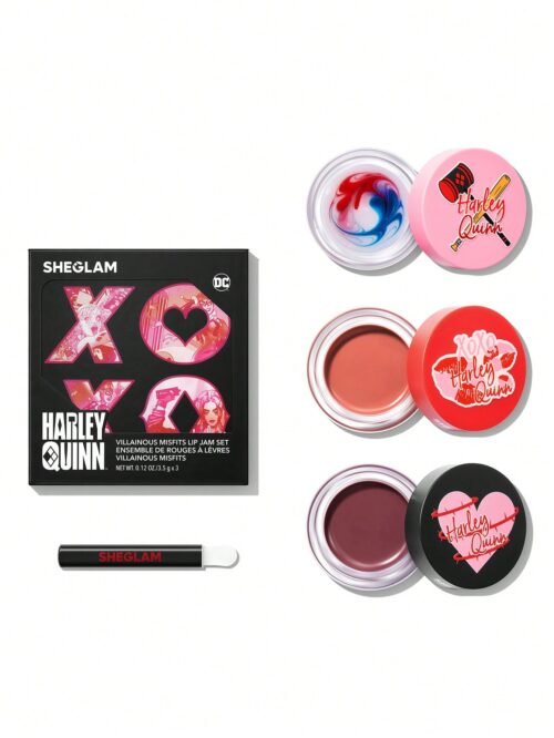 Harley Quinn X SHEGLAM Villainous Misfits Lip Jam Set