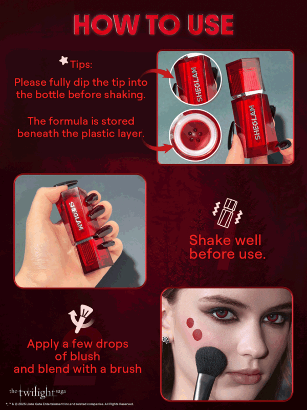 The Twilight Saga X SHEGLAM Immortality Lip Tint