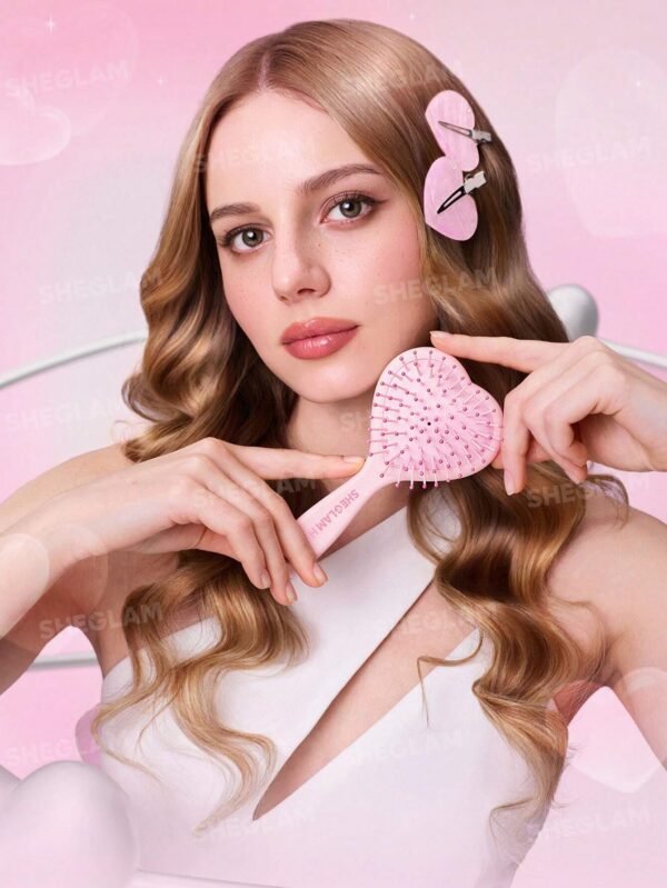 Cupid's Charm Sweet Heart Paddle Brush