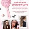 Cupid's Charm Sweet Heart Paddle Brush