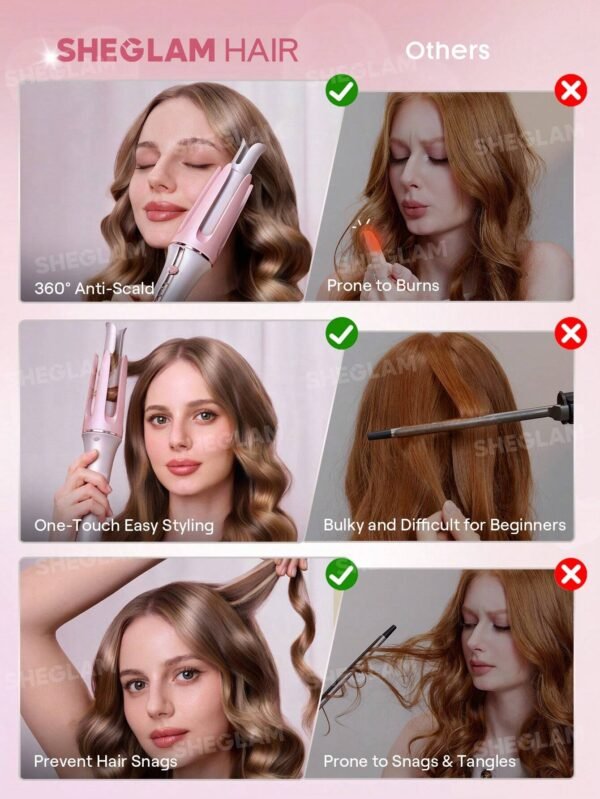 .Cupid's Charm One-Touch Instant Curler-25mm