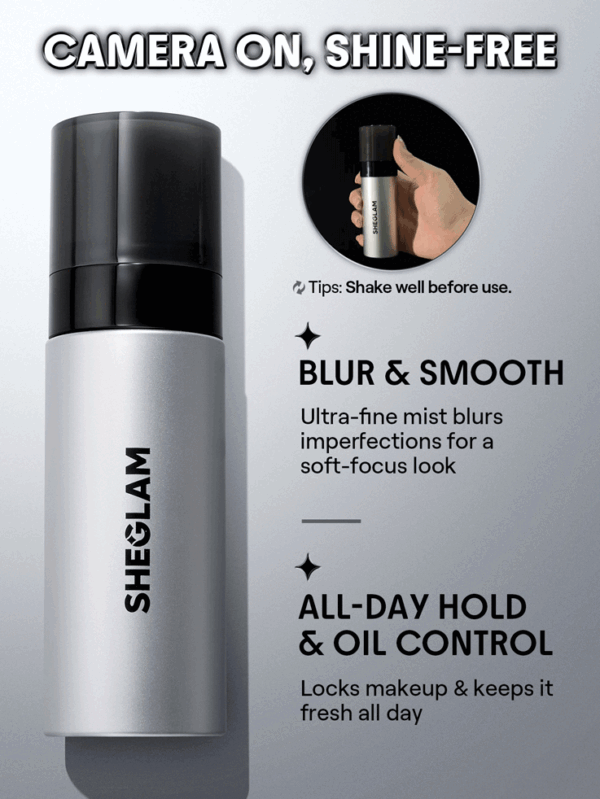 Camera On Blurring Waterproof Setting Spray