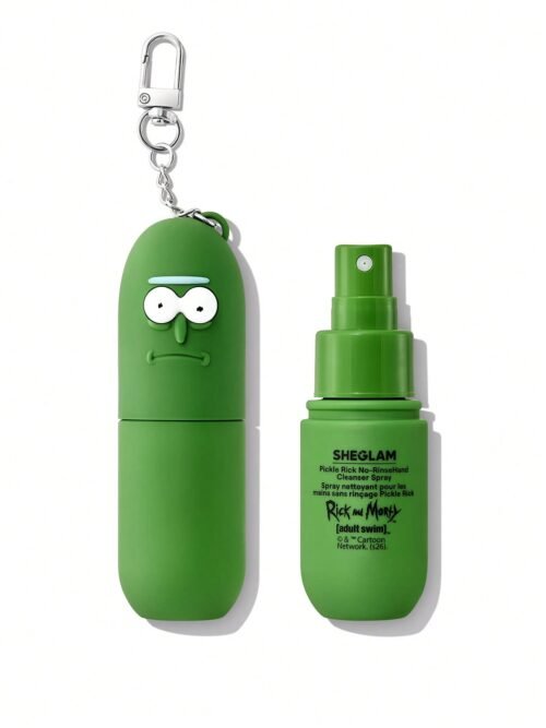 Rick and Morty X SHEGLAM Pickle Rick No-Rinse Hand Cleanser Spray