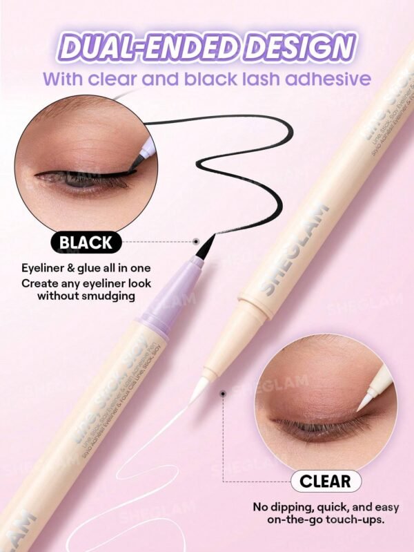 178427249776598b230cf08efd01eee7cf7433e096_wk_sheglam Line, Stick, Slay Eyeliner & Lash Adhesive Pen