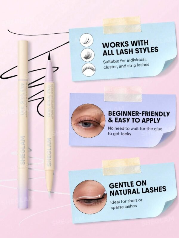 178427249823ac3c52f424c730d5e2bbb6538c367a_wk_sheglam Line, Stick, Slay Eyeliner & Lash Adhesive Pen