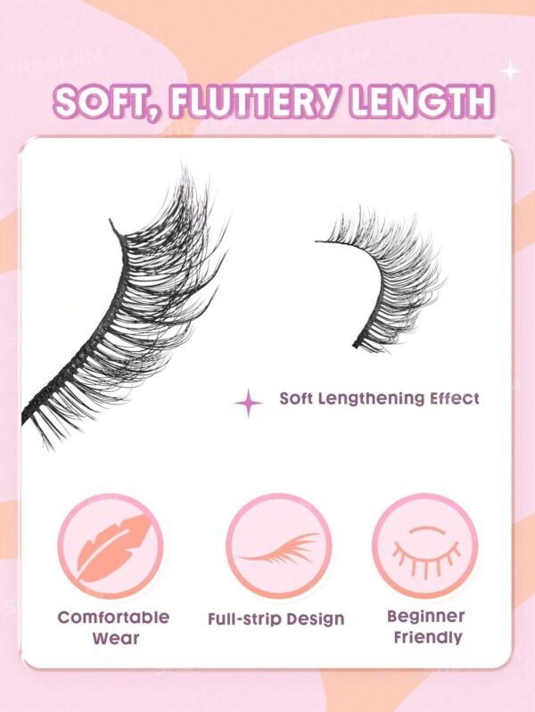 Natural Looking Full Strip Lashes