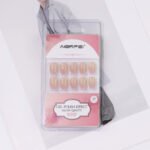 24 pcs oval french nails