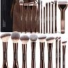 Maange 21 Makeup Brushes + Storage Bag