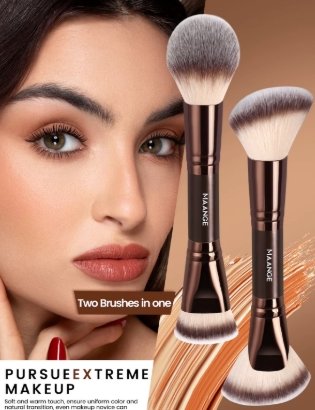 Maange 21 Makeup Brushes + Storage Bag