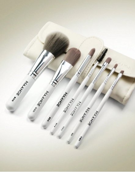 Maange 7 Makeup Brushes + Makeup Bag