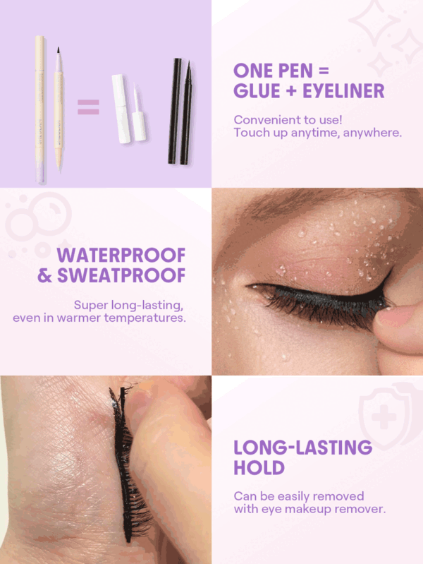 Sheglam Line, Stick, Slay Eyeliner & Lash Adhesive Pen